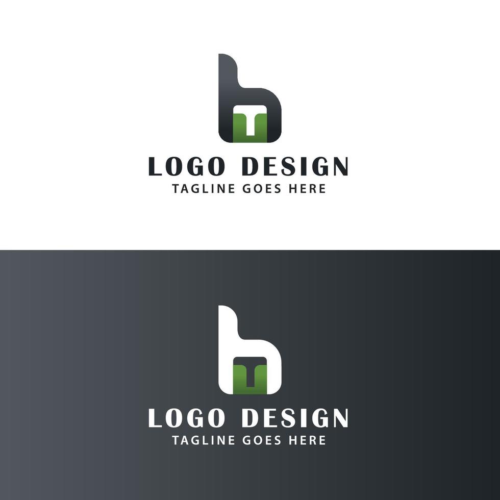 design de logotipo de cadeira de massagem letra bth vetor