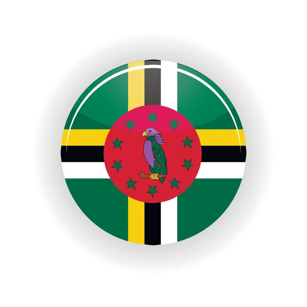 dominica icon circle vetor