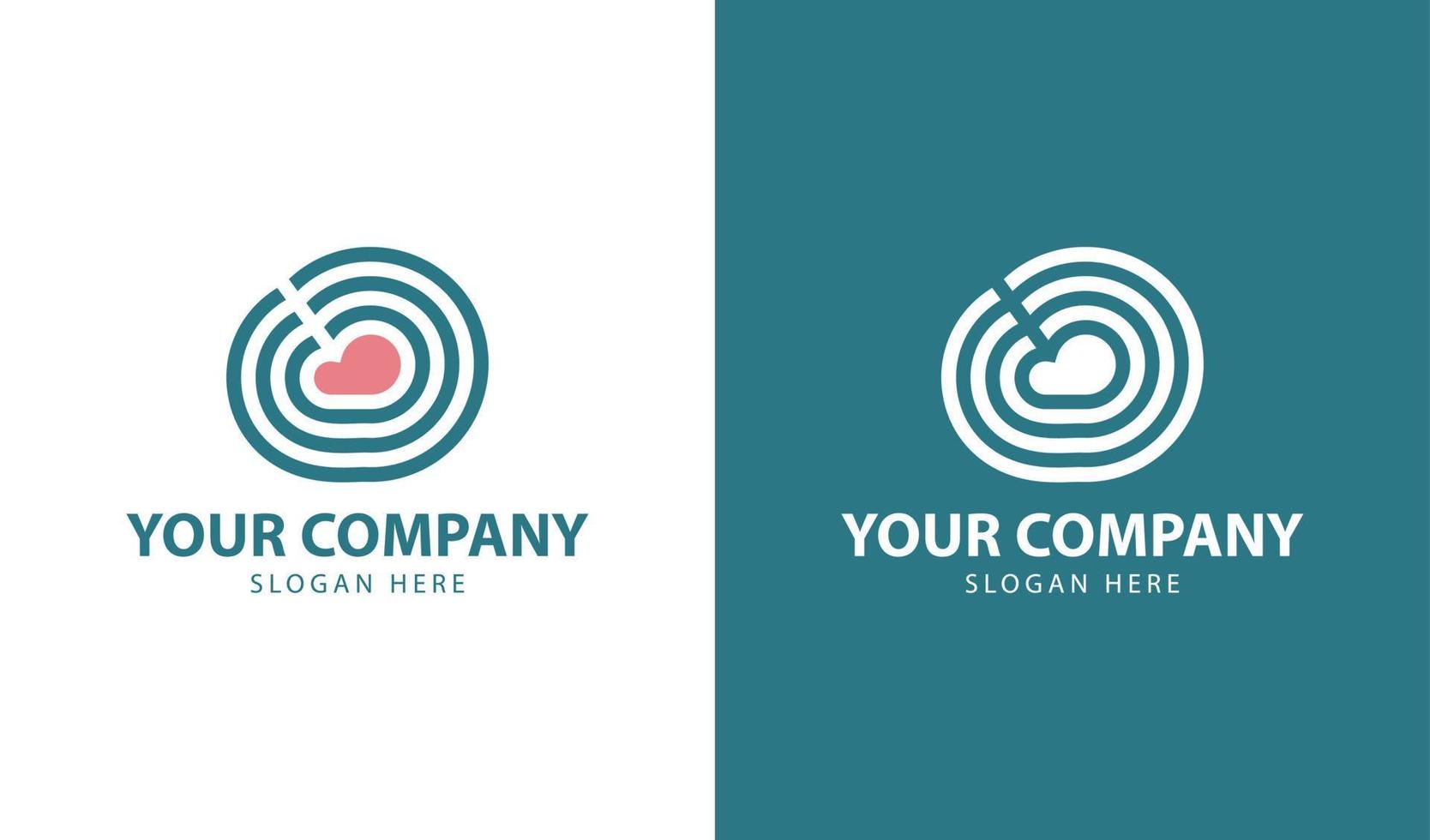 monograma abstrato do logotipo da empresa corporativa vetor