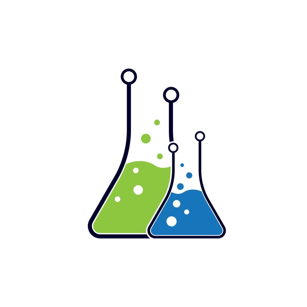 ilustração de modelo de vetor de logotipo de química