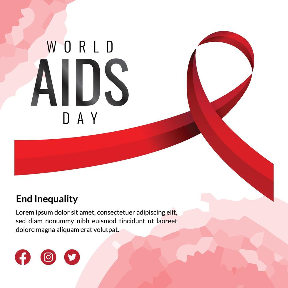 dia mundial da aids vetor