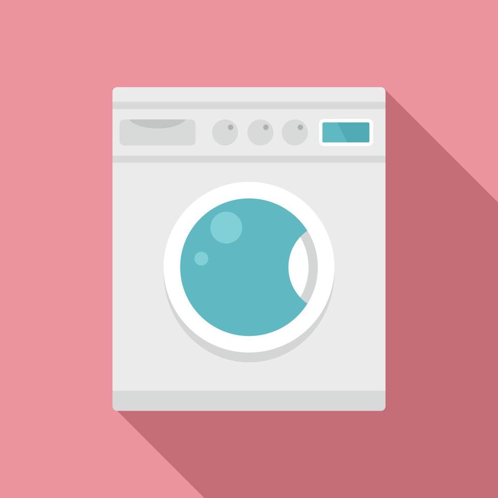 ícone da máquina de lavar, estilo simples vetor