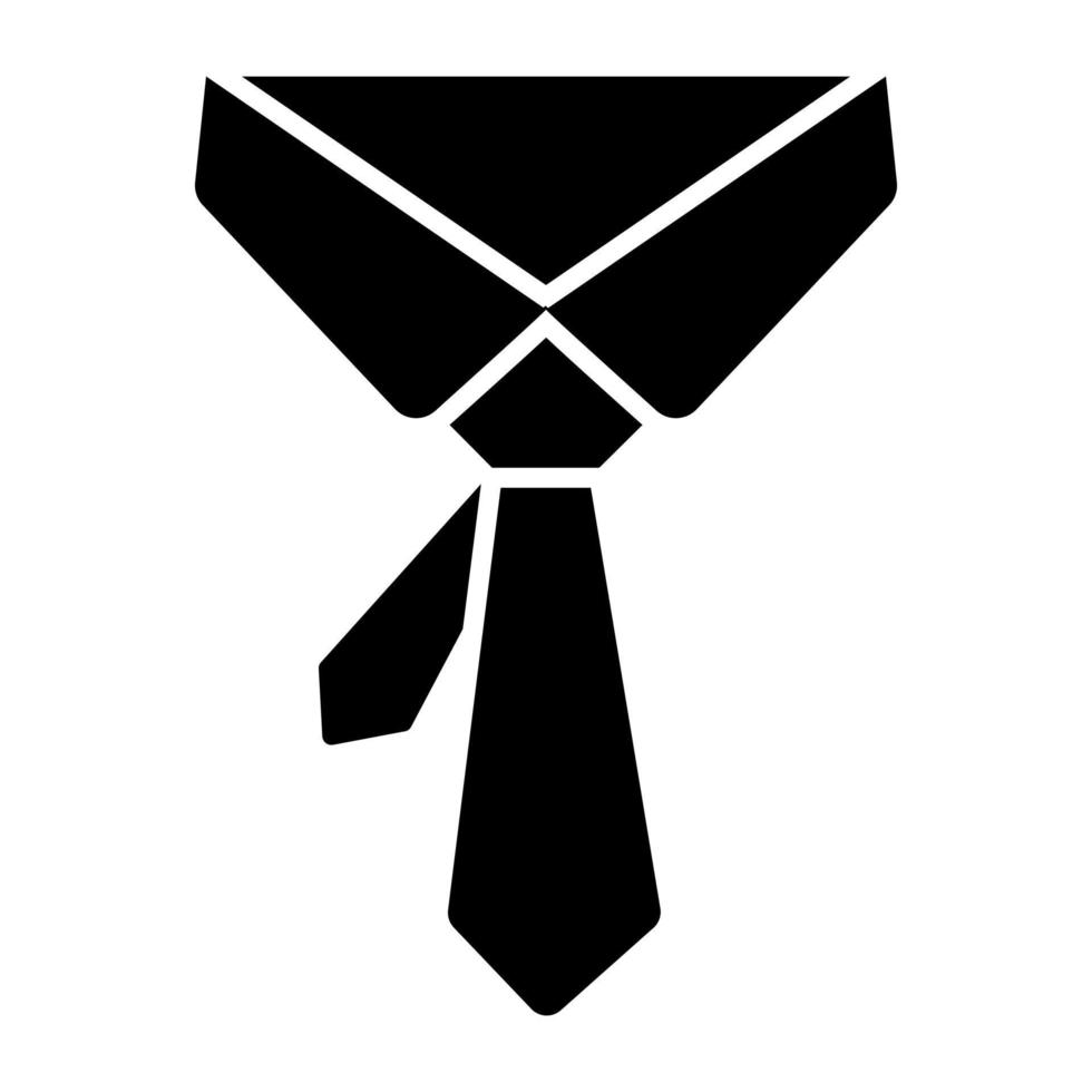 ícone de design editável de gravata vetor