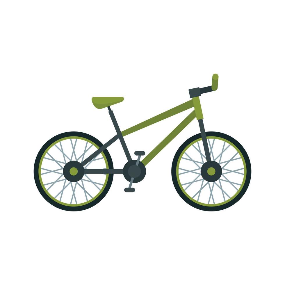 ícone de mountain bike, estilo simples vetor
