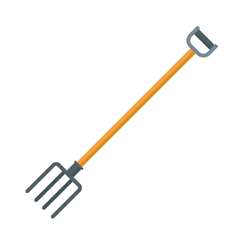 ícone de forcado de jardim, estilo simples vetor