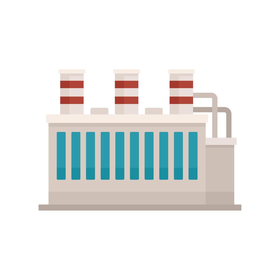 ícone de planta de refinaria de petróleo, estilo simples vetor