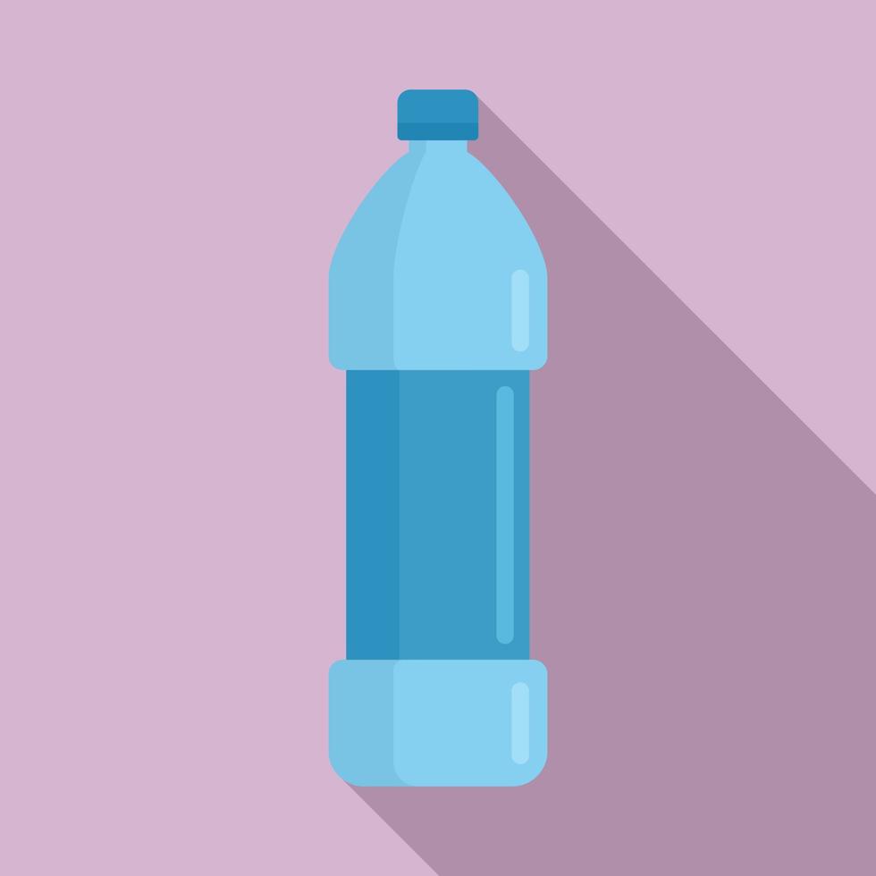 ícone de garrafa de água mineral, estilo simples vetor