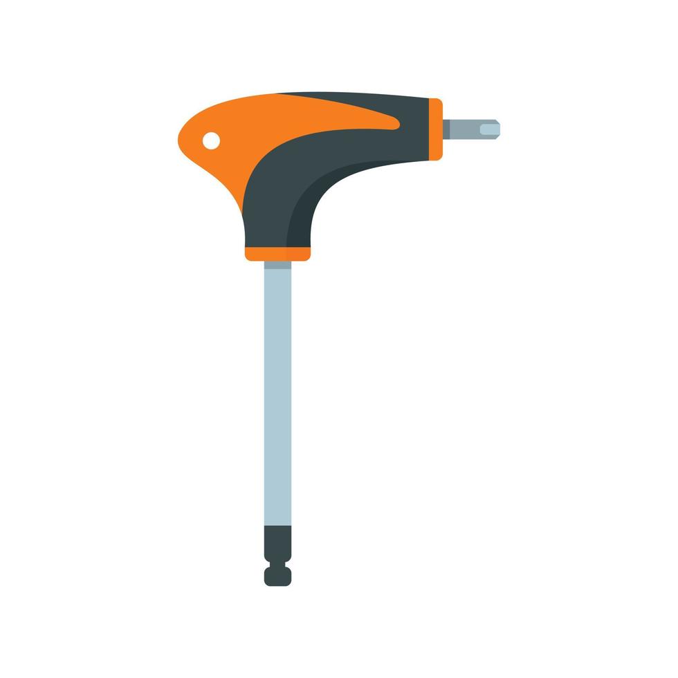 ícone da ferramenta de reparo de bicicletas, estilo simples vetor