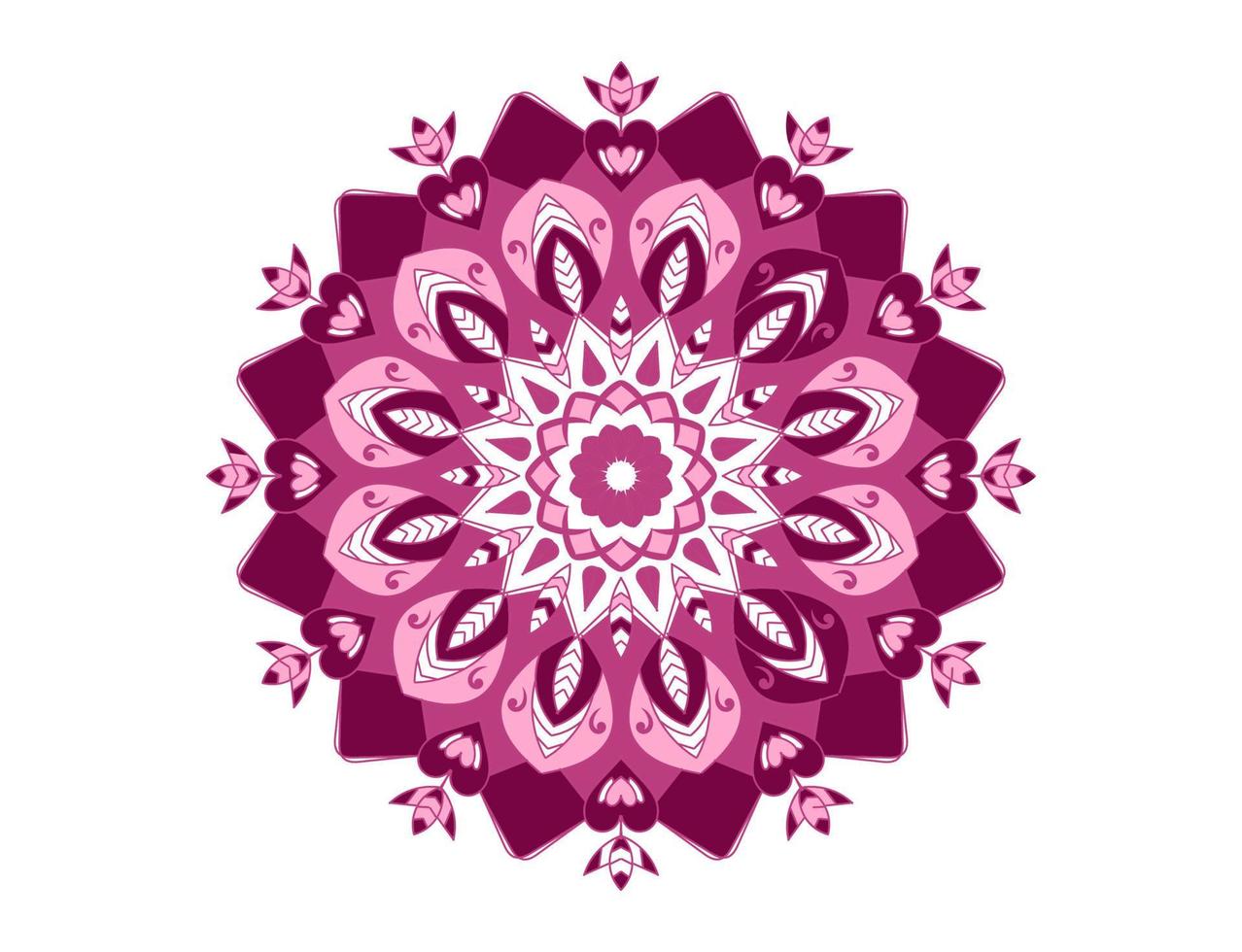 desenho de mandala, desenho de mandala para colorir vetor