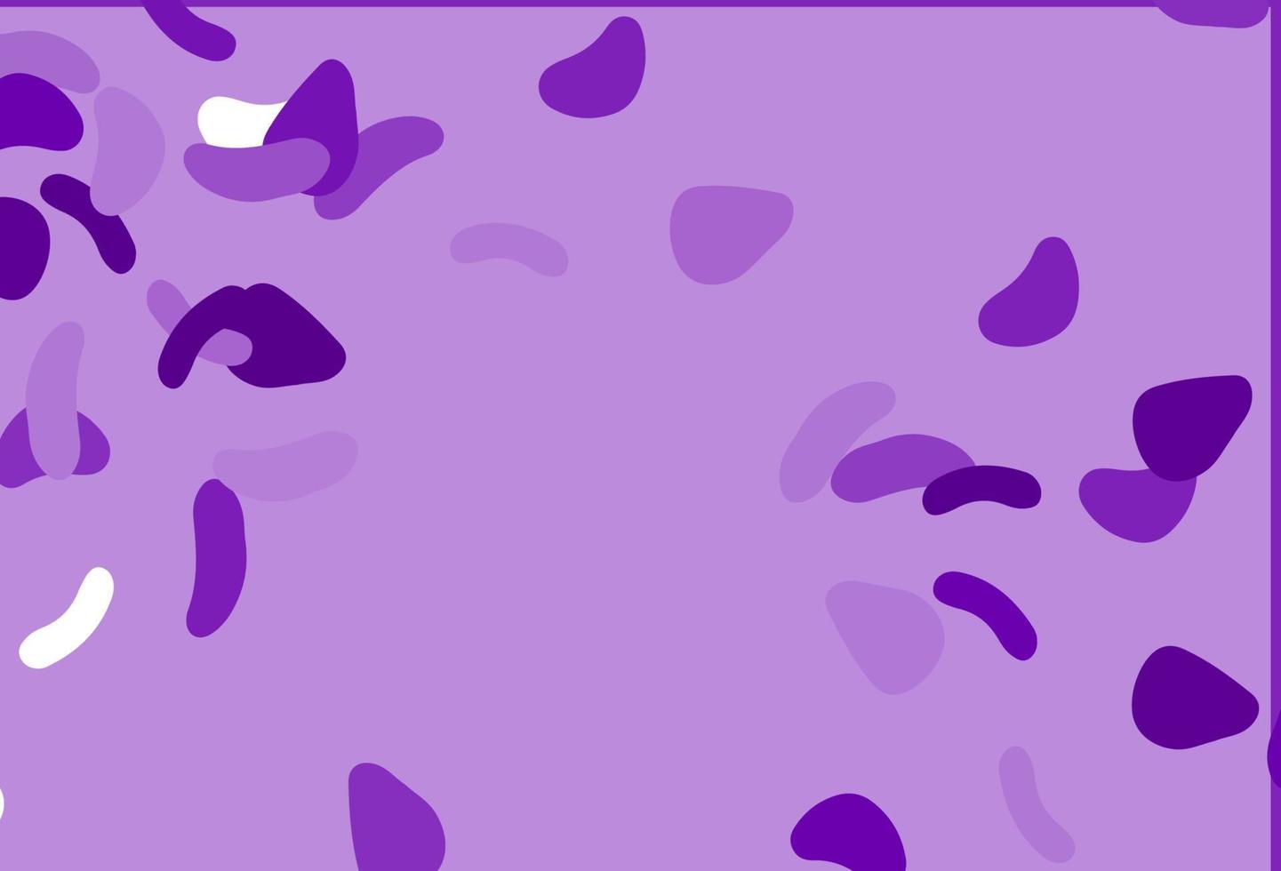 pano de fundo vector roxo claro com formas abstratas.