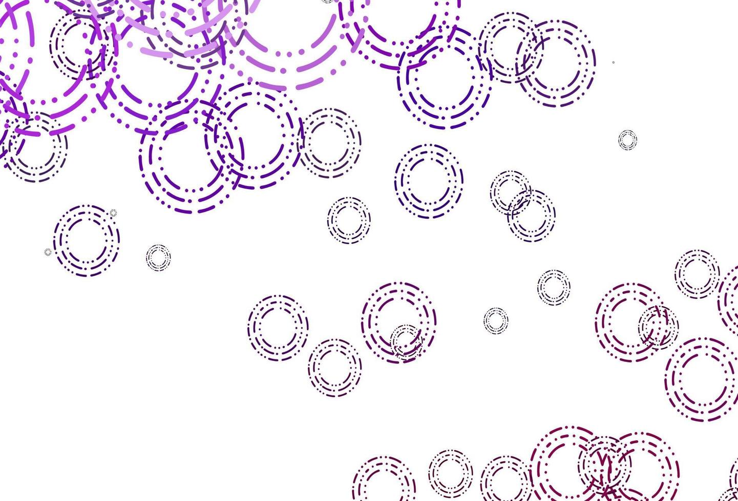 pano de fundo vector roxo claro com pontos.