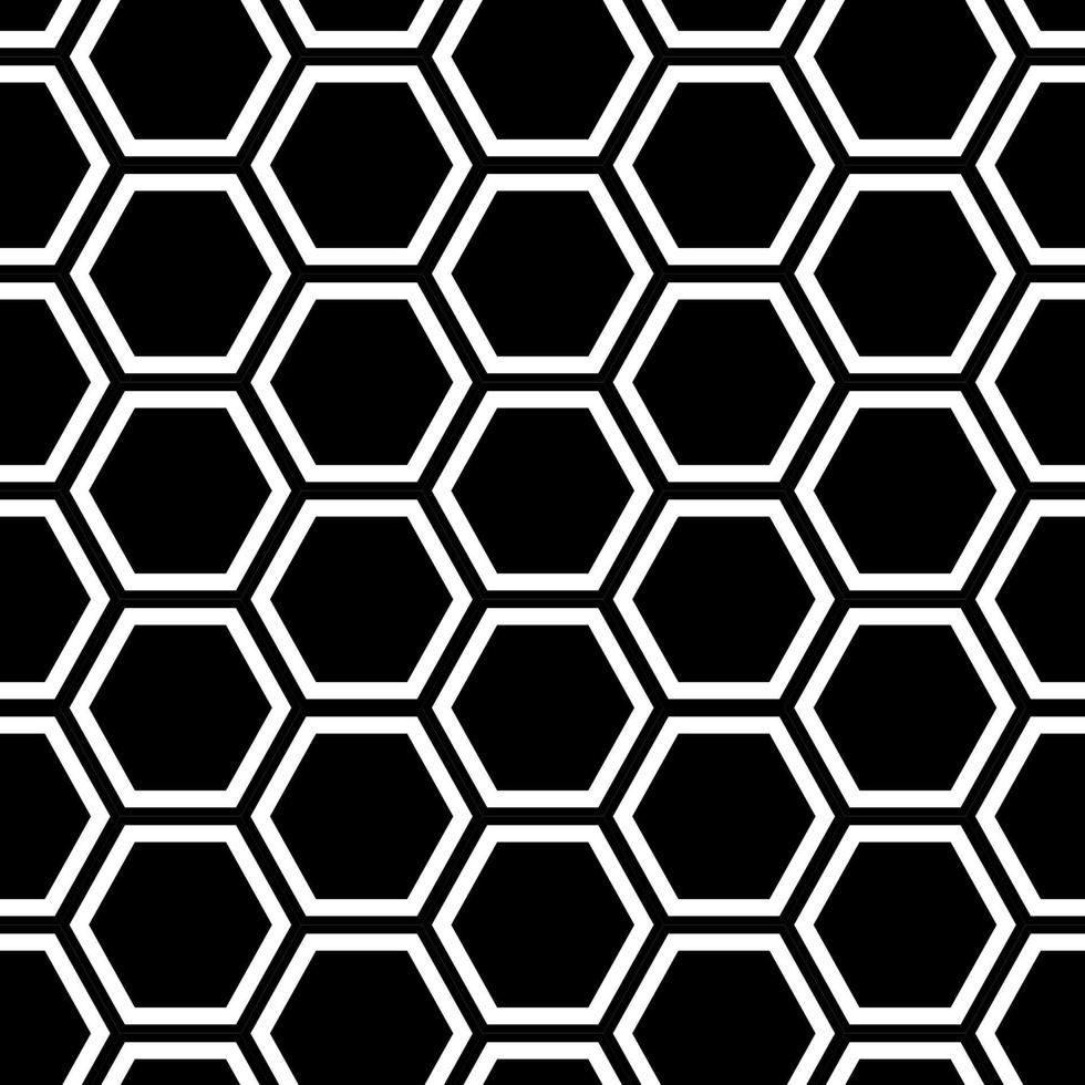 padrão sem emenda de favo de mel. padrão sem emenda de favo de mel geométrico abstrato. padrão hexagonal. ilustração vetorial vetor