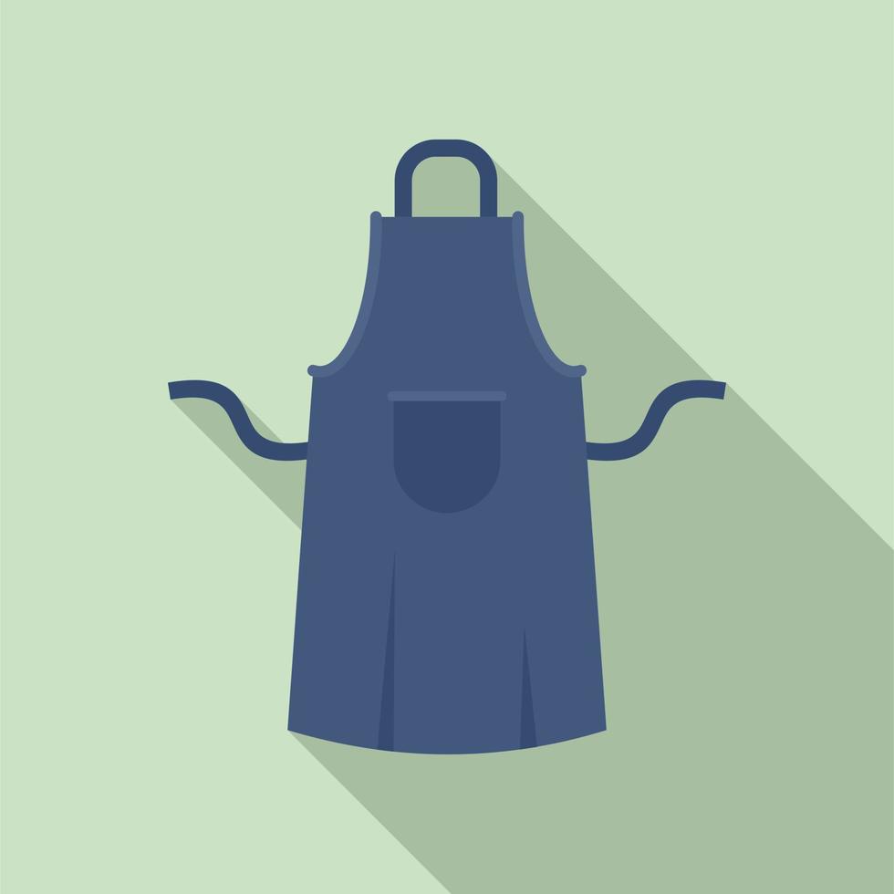 ícone de avental de trabalhador, estilo simples vetor