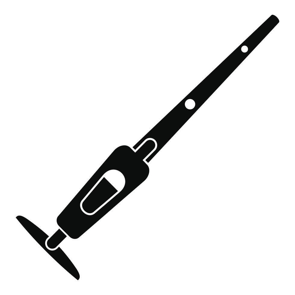 ícone de aspirador de pó moderno, estilo simples vetor