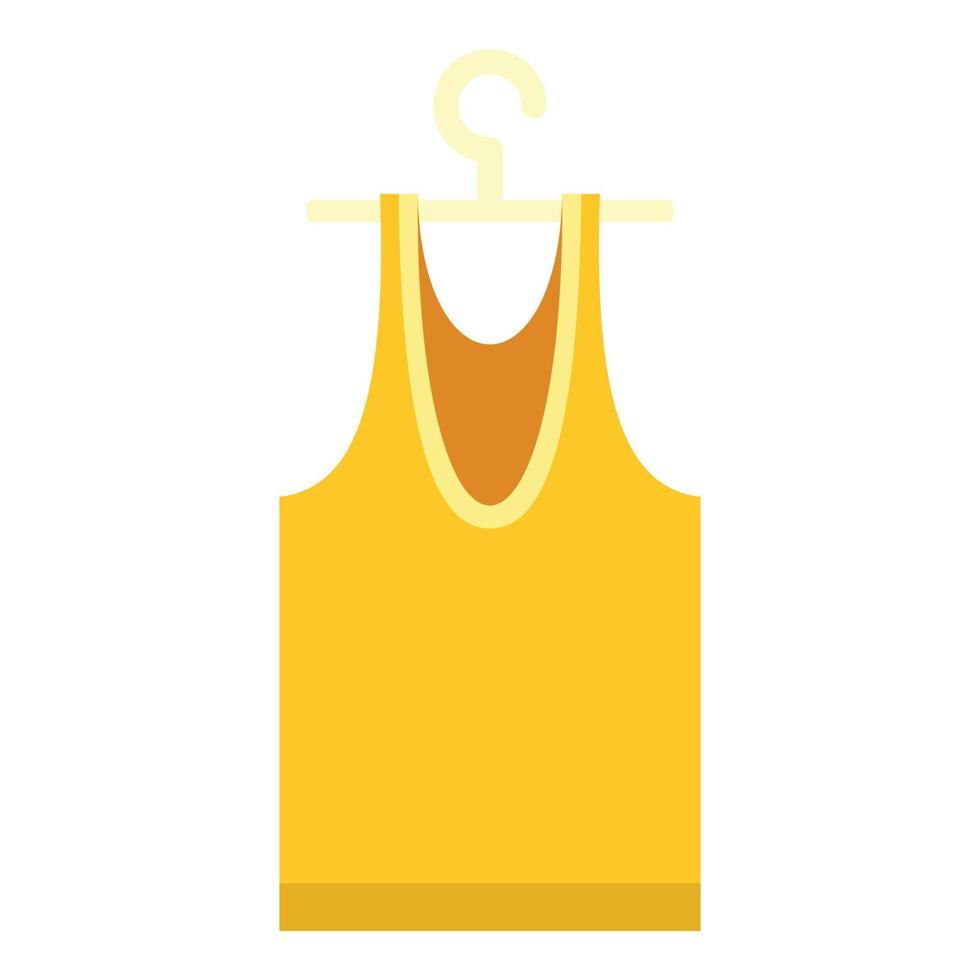 ícone de colete esportivo, estilo simples vetor