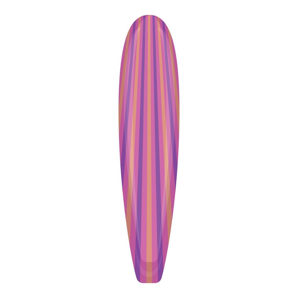 ícone de prancha de surf de onda, estilo cartoon vetor