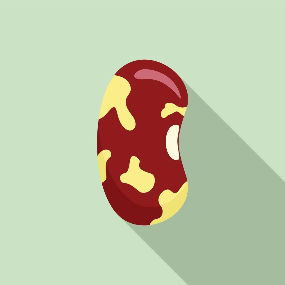 ícone de planta de feijão, estilo simples vetor