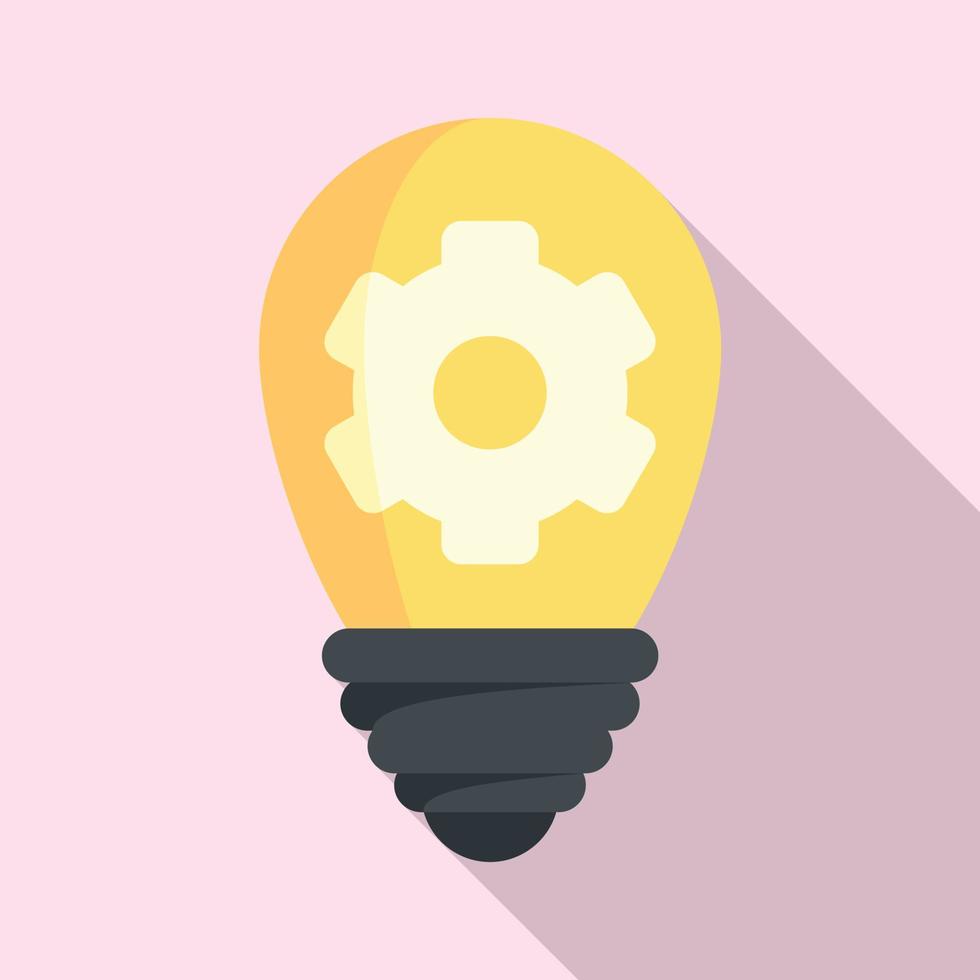 ícone de ideia de lâmpada de inovação, estilo simples vetor