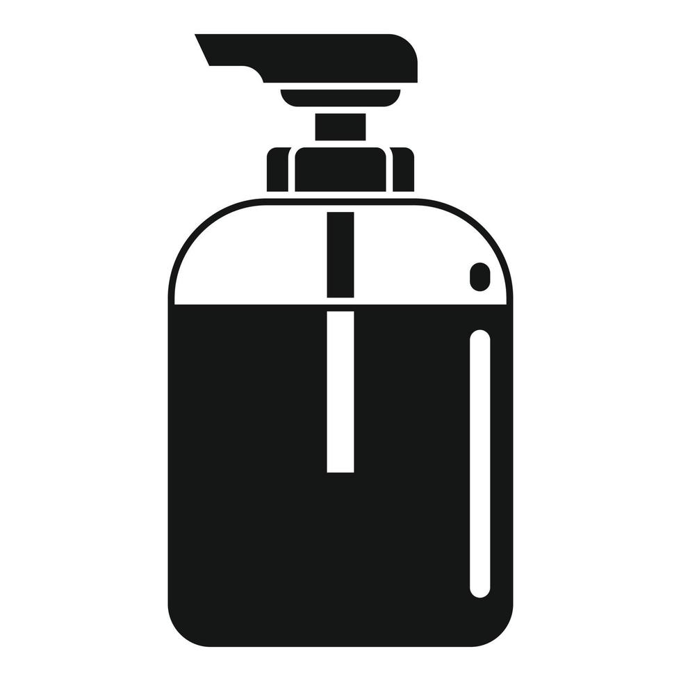 ícone de dispensador de sabão de sauna, estilo simples vetor