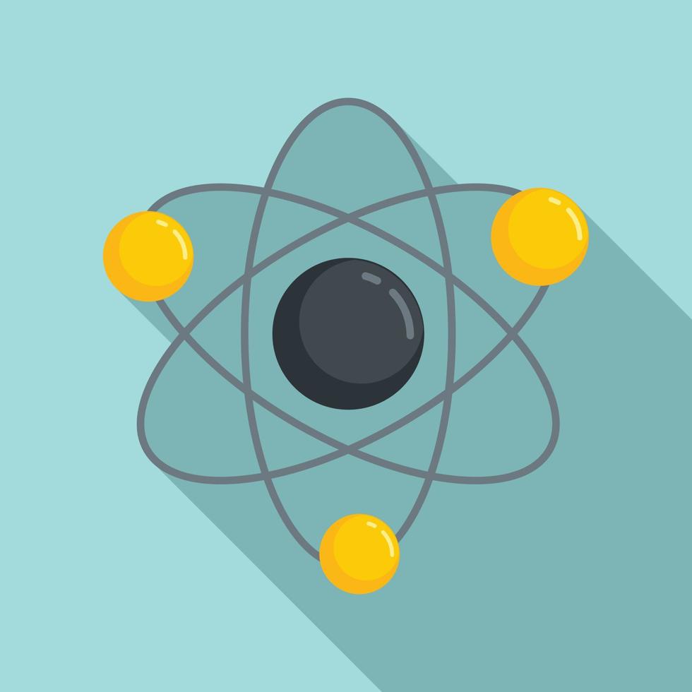 ícone de gravidade científica, estilo simples vetor