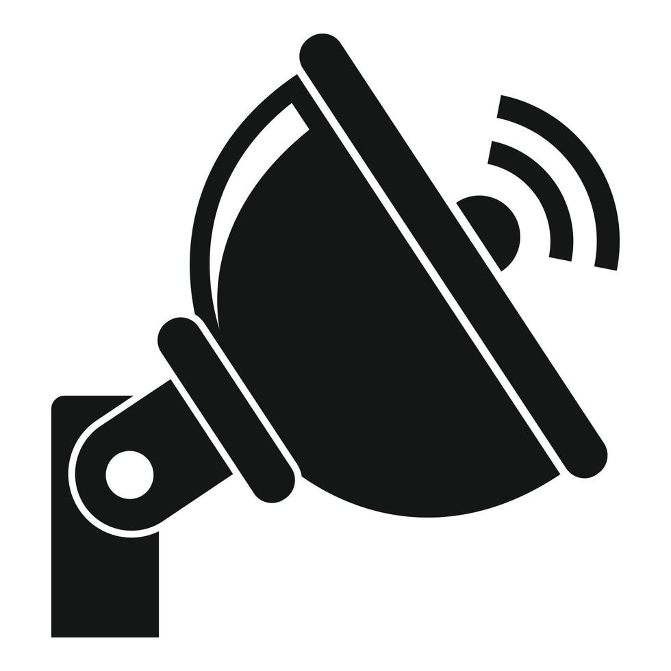 ícone de antena 5g, estilo simples vetor