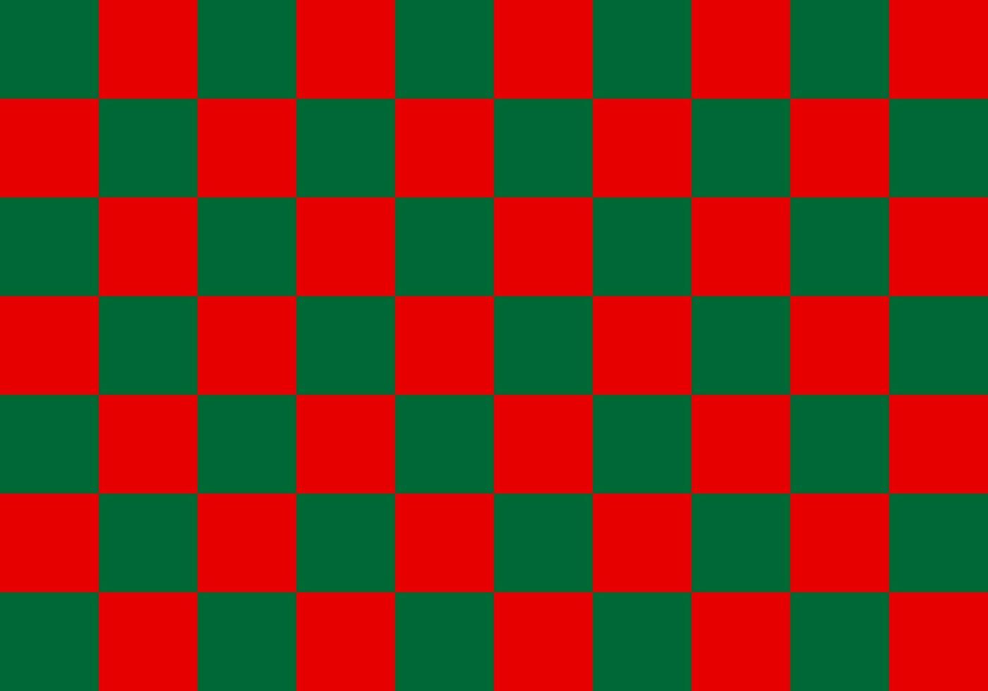 fundo xadrez vermelho e verde vetor