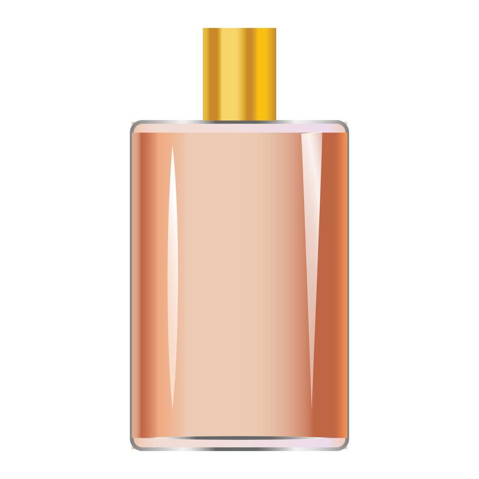 maquete de frasco de perfume masculino, estilo realista vetor