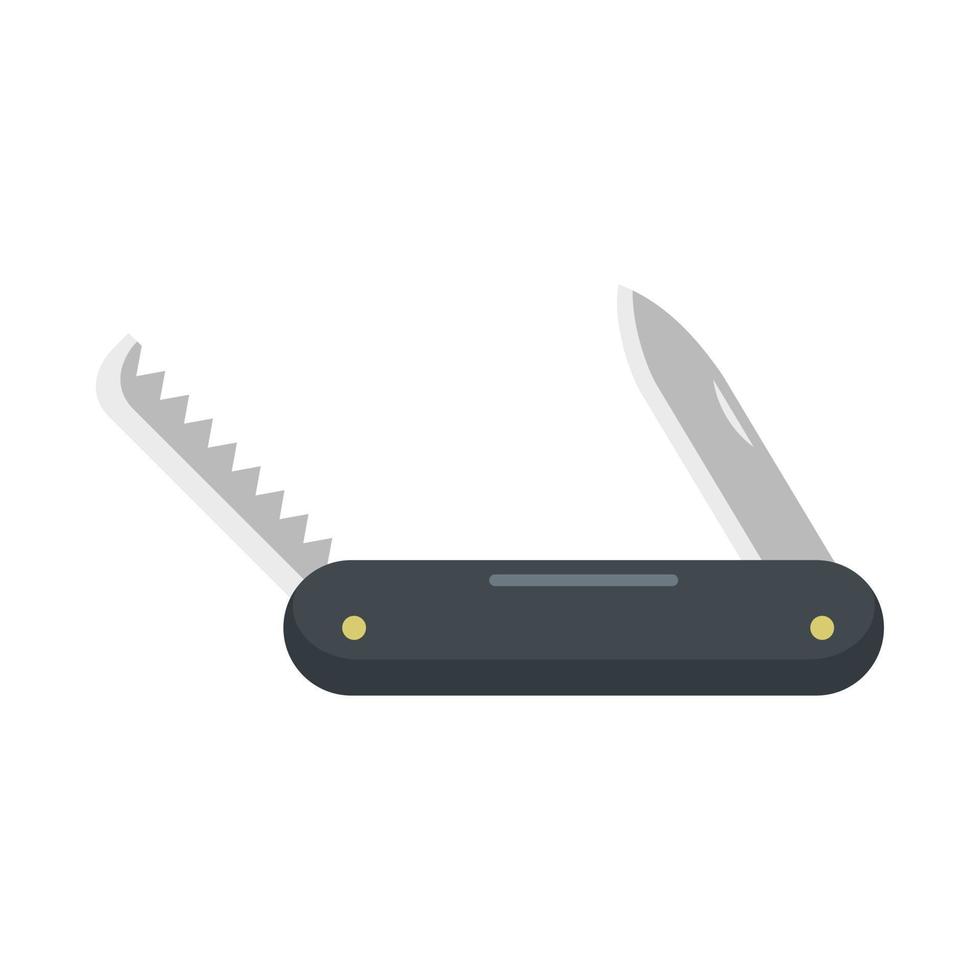 ícone de faca multifuncional, estilo simples vetor