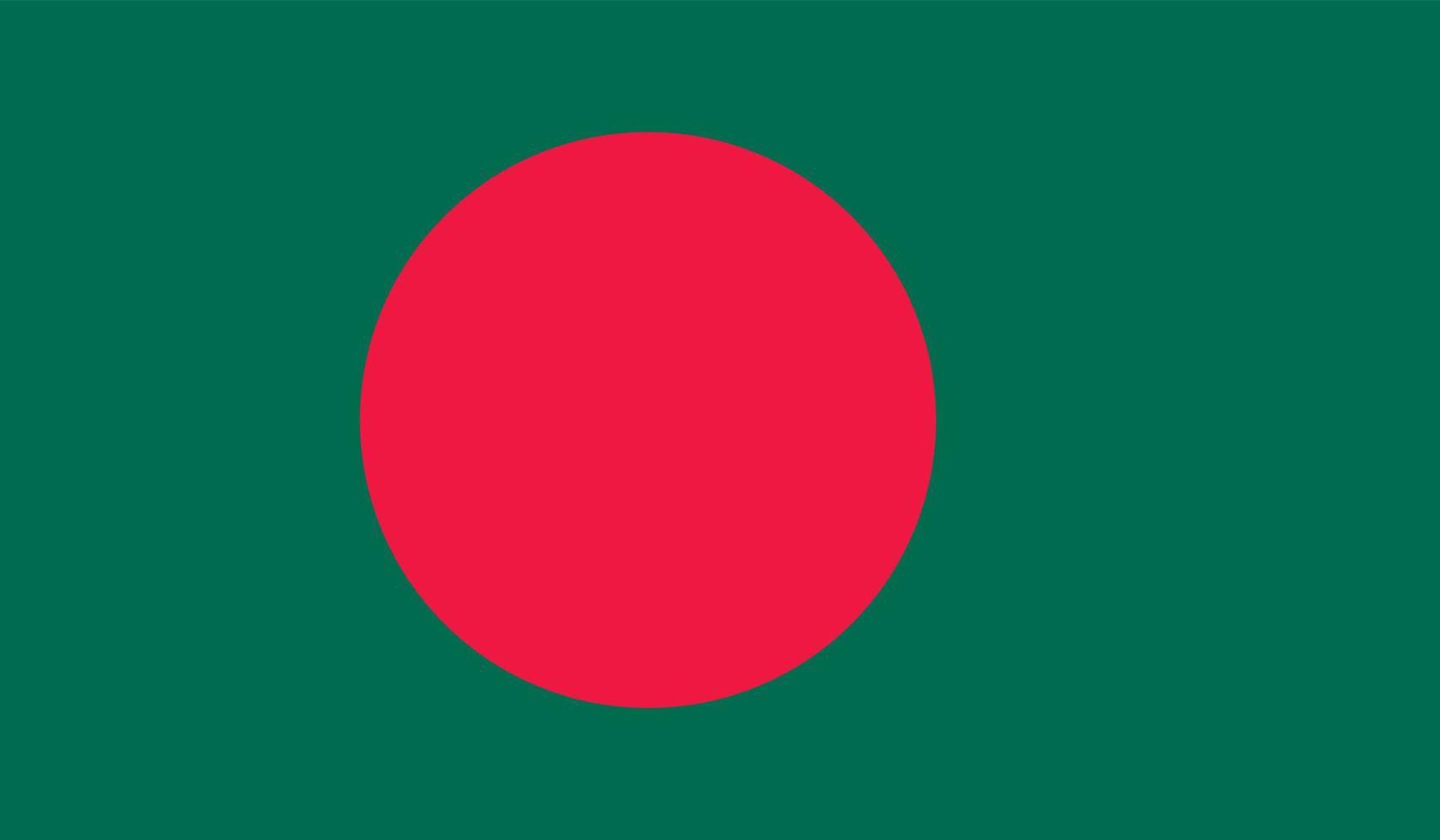 imagem da bandeira de bangladesh vetor
