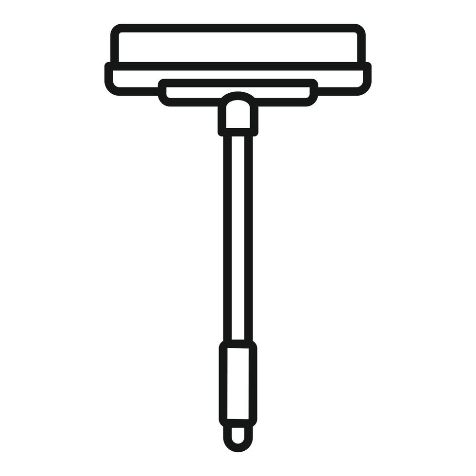 ícone de esfregão de esponja de limpeza, estilo de estrutura de tópicos vetor