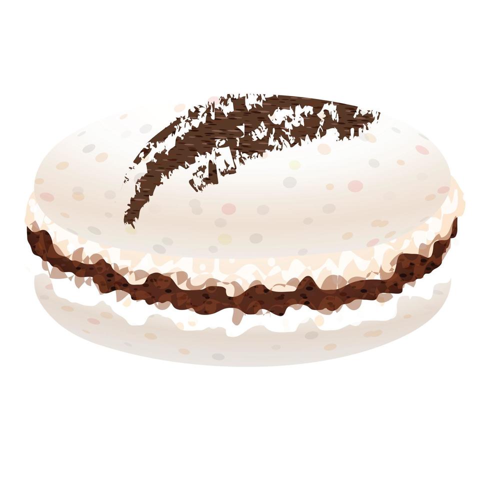 ícone de biscoito de leite, estilo cartoon vetor