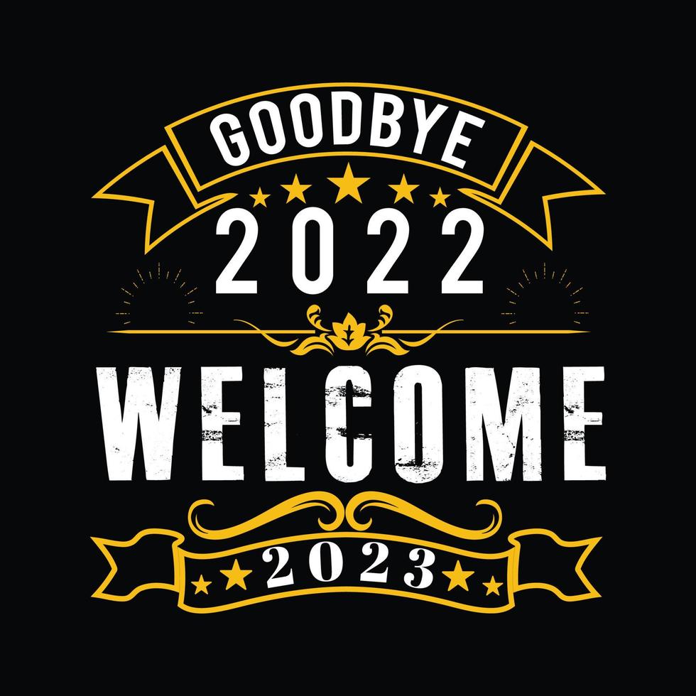 adeus 2022 bem-vindo 2023 citações vetor