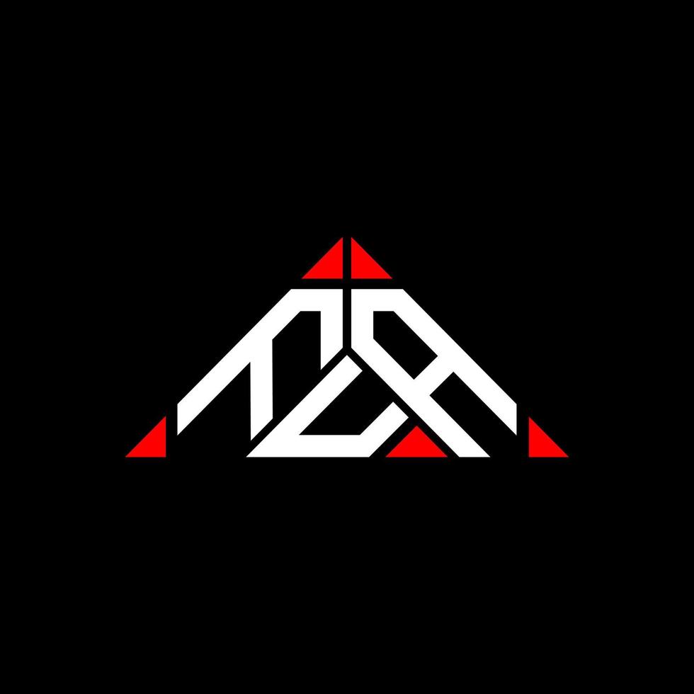 design criativo do logotipo da letra fua com gráfico vetorial, logotipo fua simples e moderno em forma de triângulo redondo. vetor