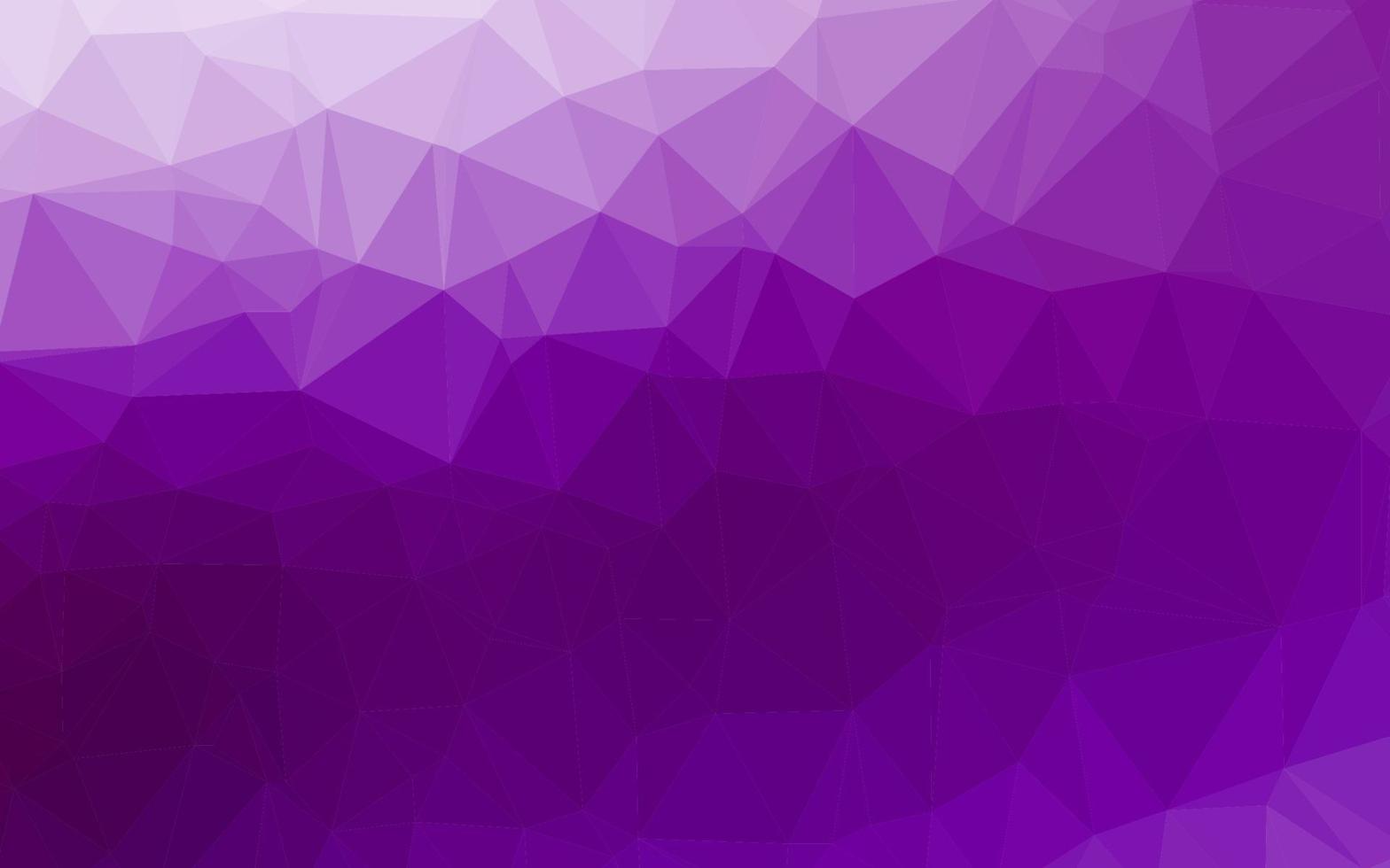 capa de mosaico de triângulo de vetor roxo claro.