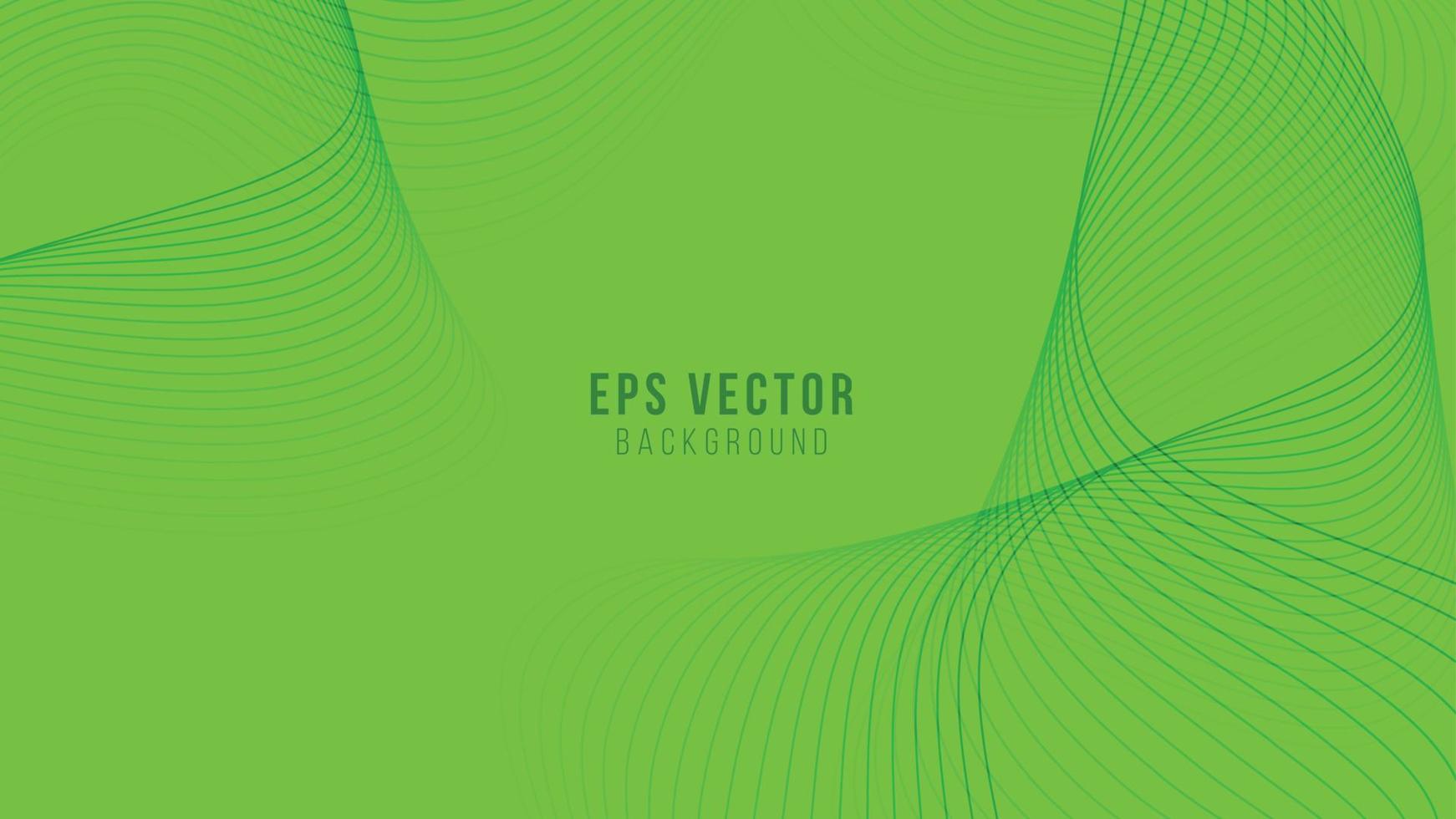 vetor eps abstrato de fundo de forma de linha verde