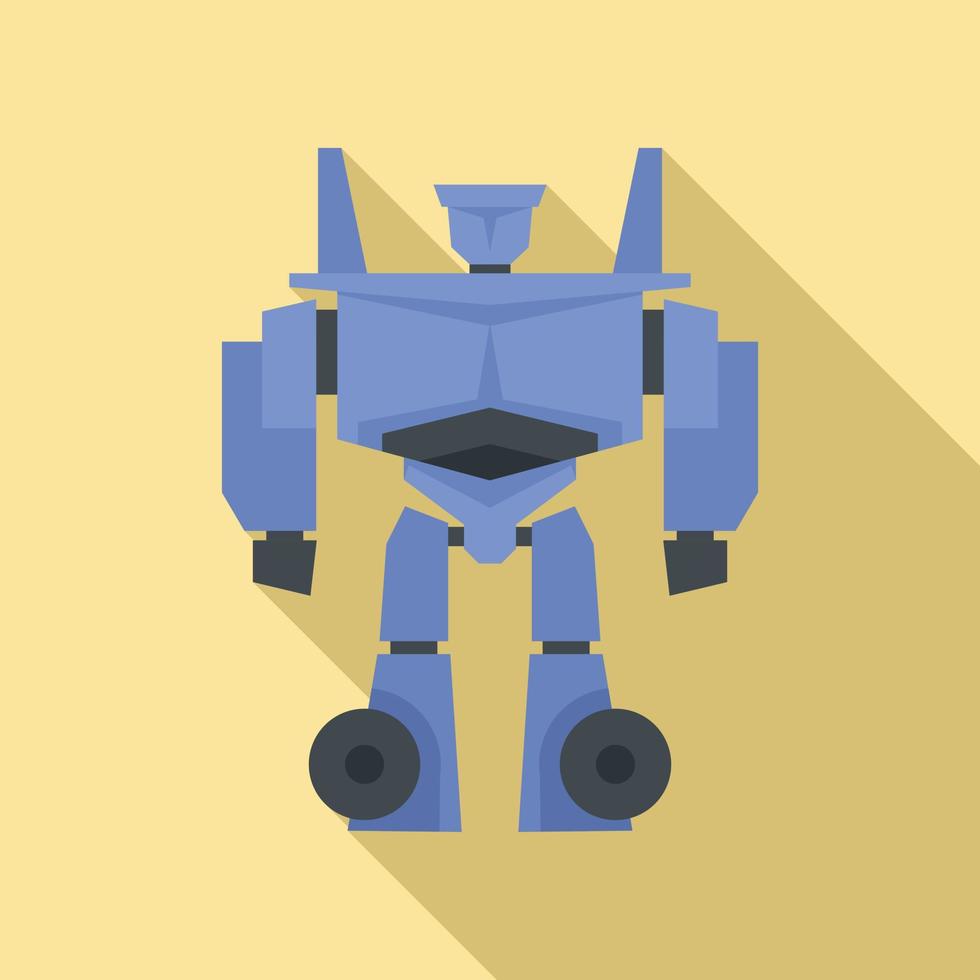 ícone de robô alienígena, estilo simples vetor