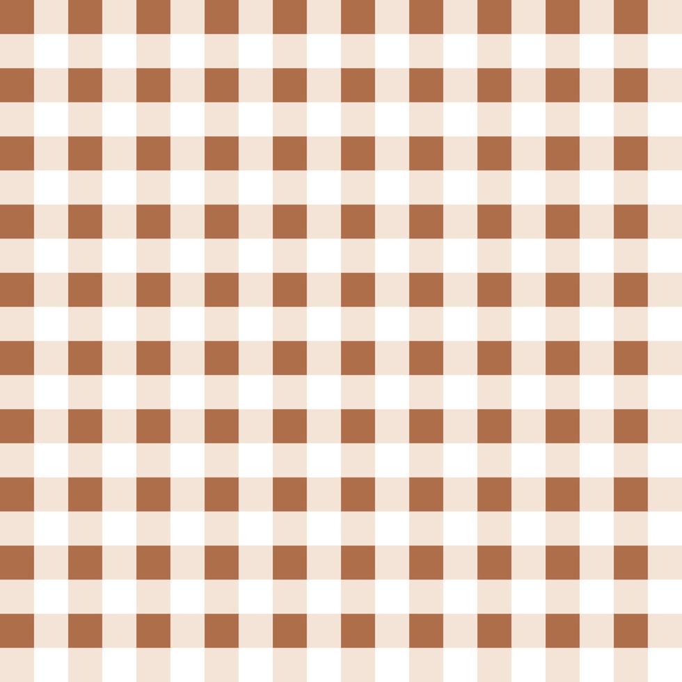 vetor padrão de azulejo quadriculado de fundo marrom