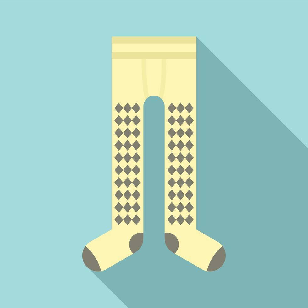 ícone de meia-calça, estilo simples vetor