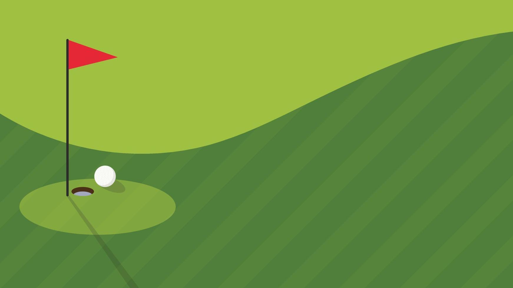 design de cartaz de golfe. vetor de golfe. fundo. espaço livre para texto. copie o espaço.