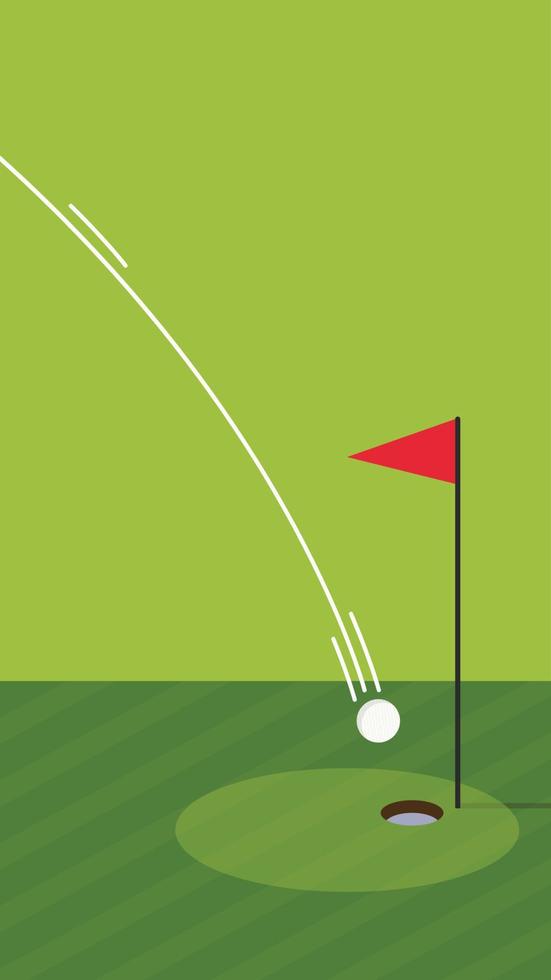 design de cartaz de golfe. vetor de golfe. fundo. espaço livre para texto. copie o espaço.