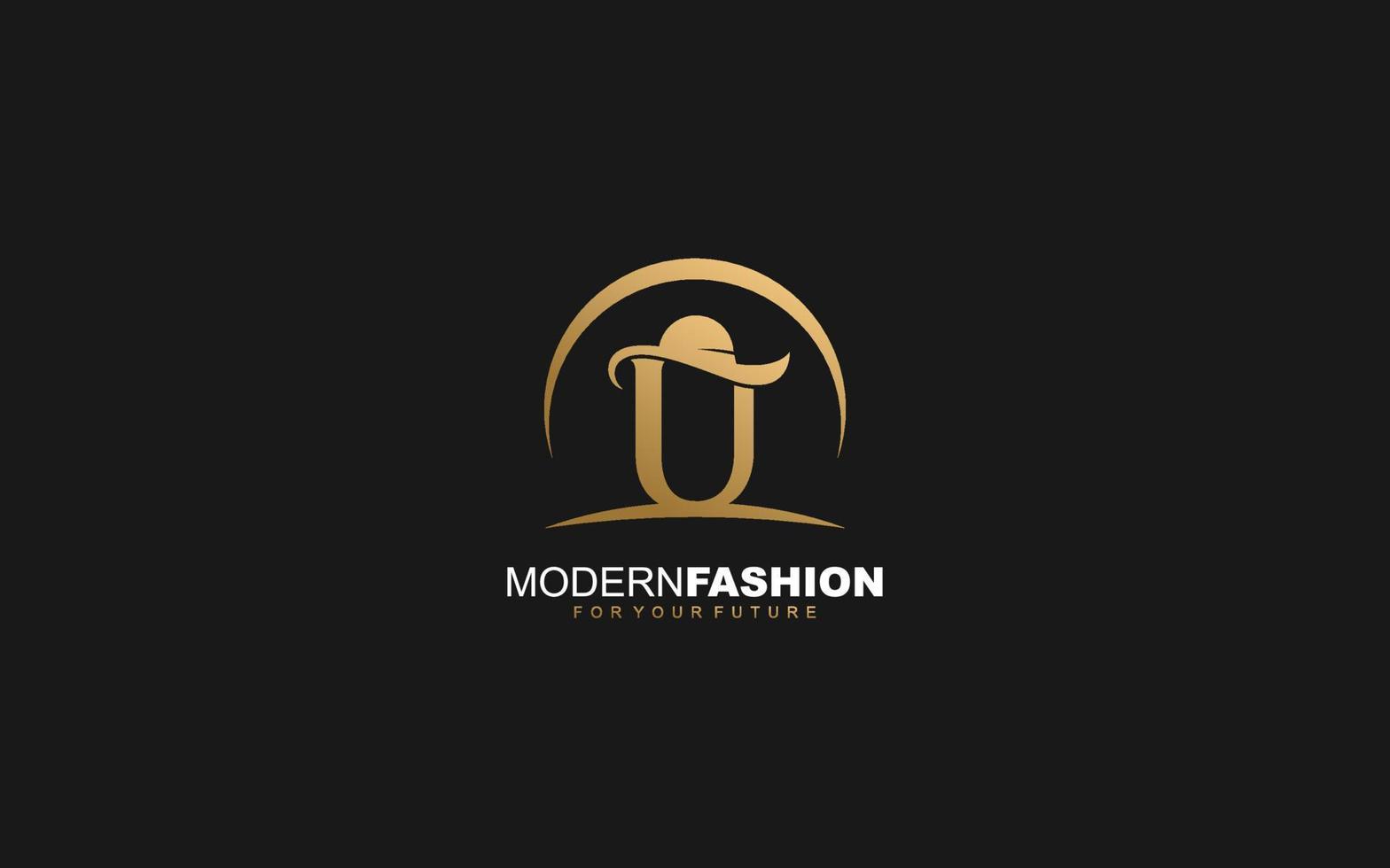 n logotipo empresa de moda. ilustração vetorial de modelo de identidade de texto para sua marca. vetor