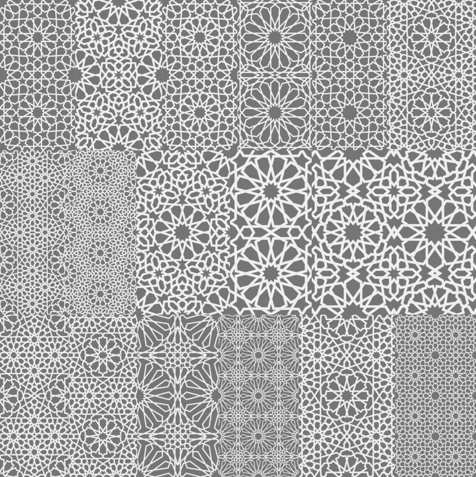 vetor de ornamento islâmico, motivo persa. Elementos de padrão redondo islâmico do ramadã 3d. vetor de símbolo árabe ornamental circular geométrico eps 10