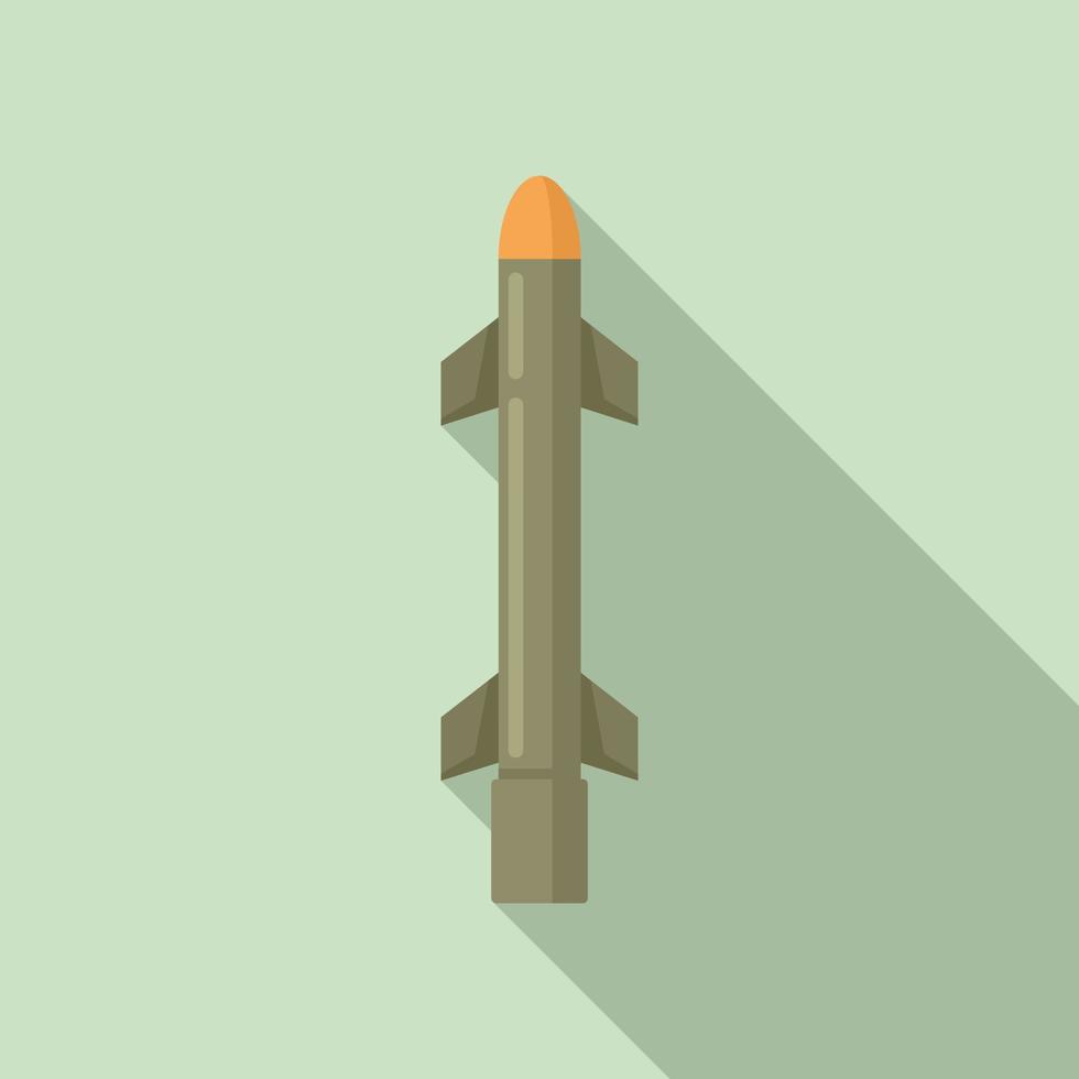 ícone de explosão de mísseis, estilo simples vetor