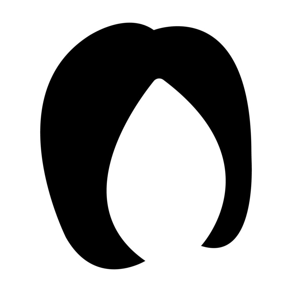 vetor de ilustração de ícone de cabelo