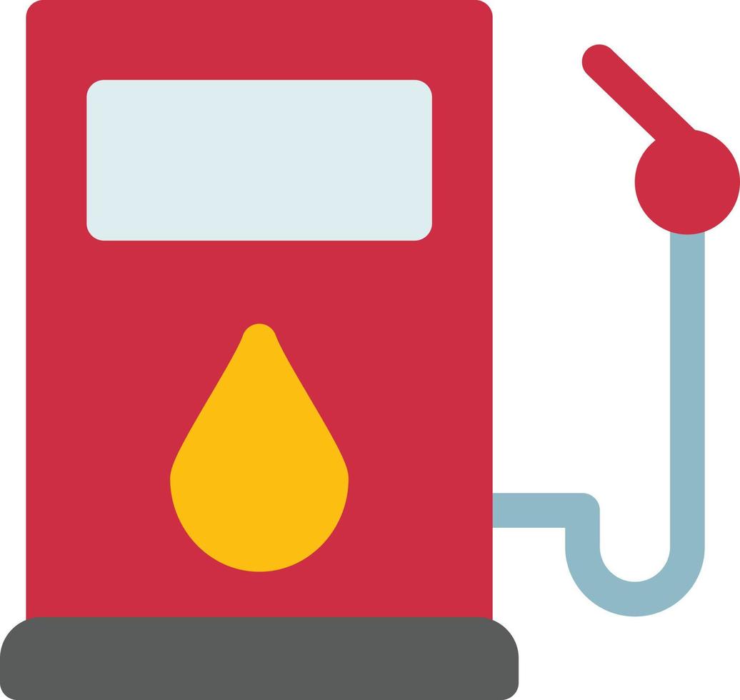 ícone plano de gasolina vetor