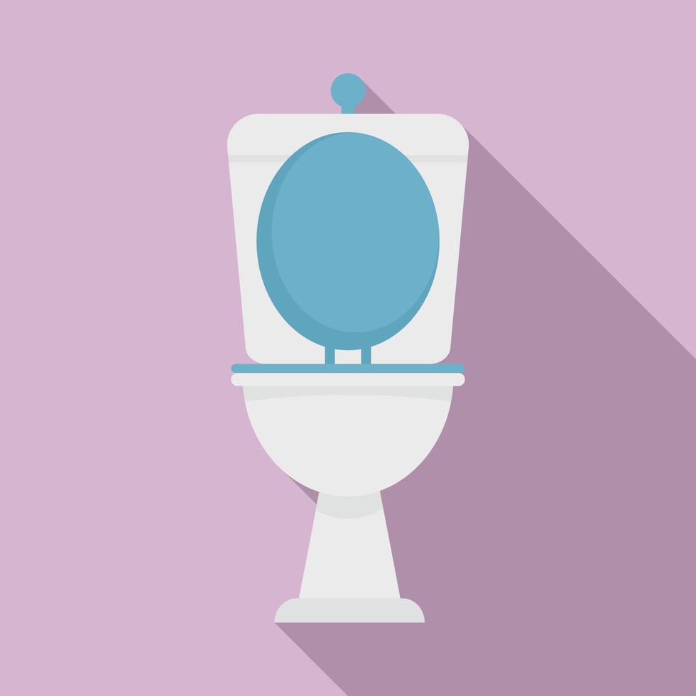 ícone do banheiro do apartamento, estilo simples vetor
