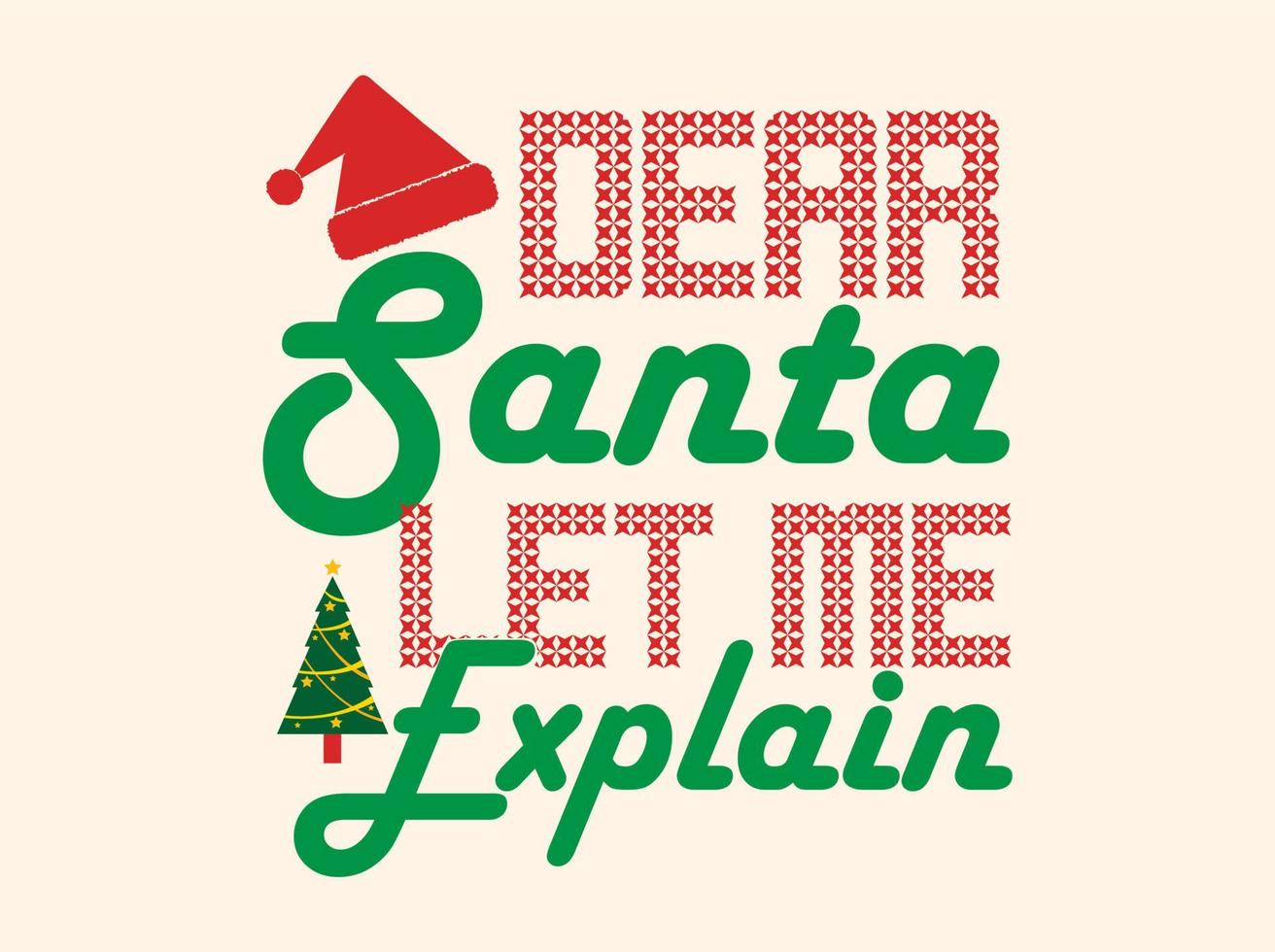 design de camiseta de natal vetor