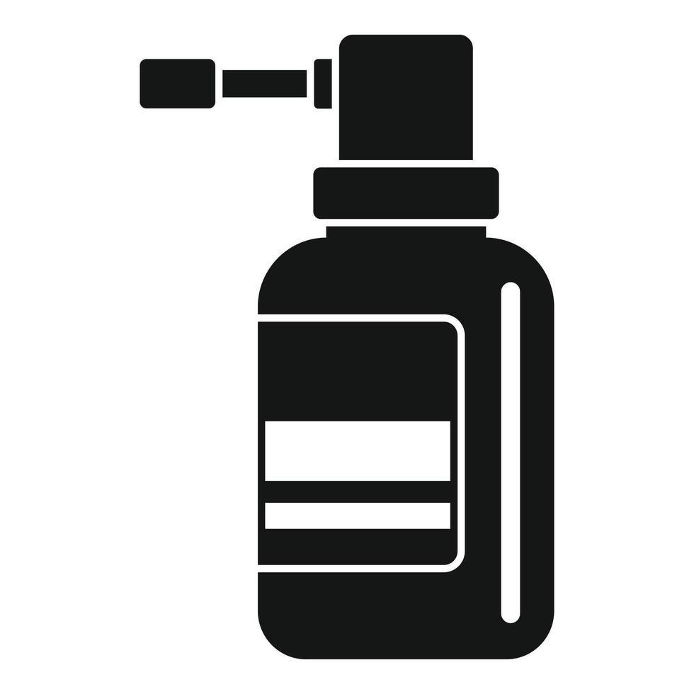 ícone de spray médico, estilo simples vetor