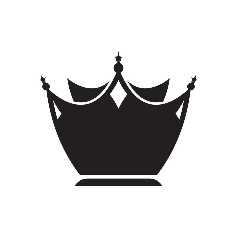 design de vetor de ícone de logotipo de coroa