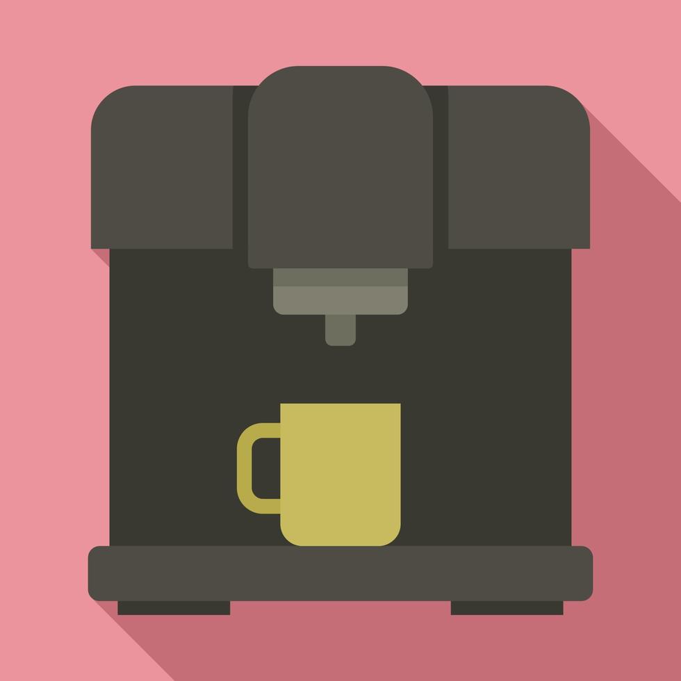 ícone da máquina de café barista, estilo simples vetor